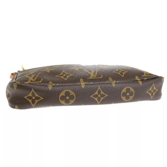 LOUIS VUITTON Pochette Accessoires Hand Bag Monogram Leather - Picture 15 of 16